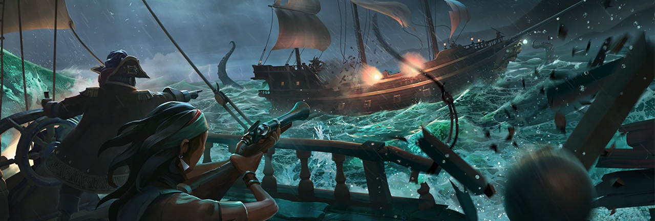购买Xbox One X主机限时免费赠送《盗贼之海》
